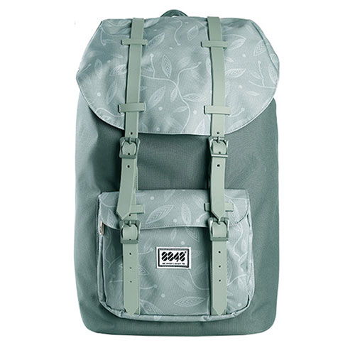 8848 TRAVEL BACKPACK 15 6 UNISEX WATERPROOF GREEN MOSS GREEN